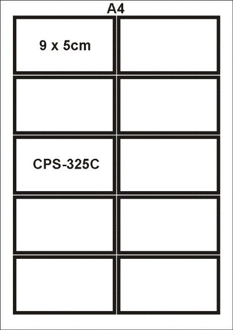 Cyklos CS-325C névjegyvágó szerszámok