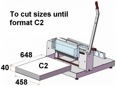 Papírvágó gép rajza